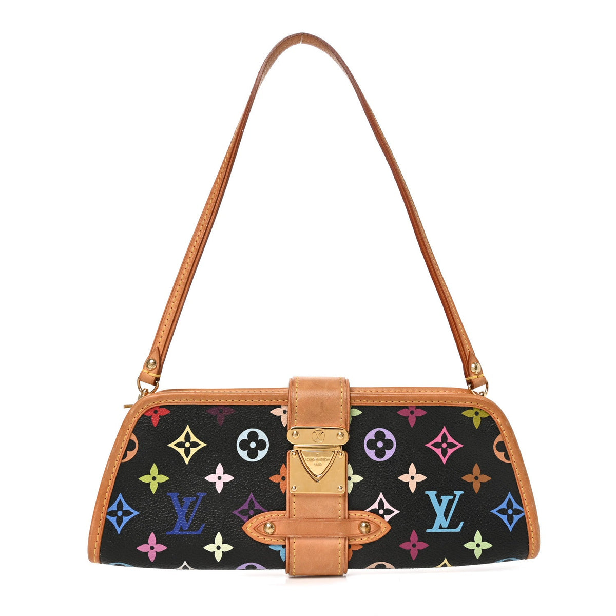 Louis Vuitton Monogram Multicolor Shirley Bag Black