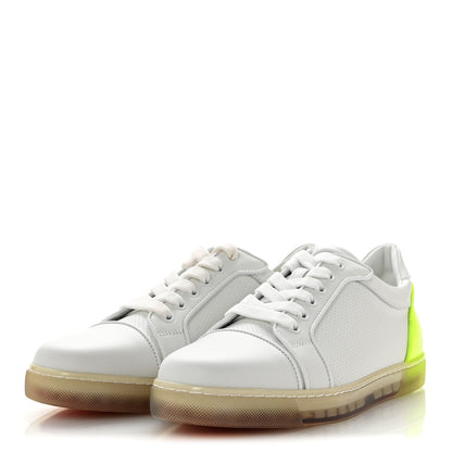 Christian Louboutin Calfskin Women's Fun Vieira Orlato Sneakers 39 Bianco