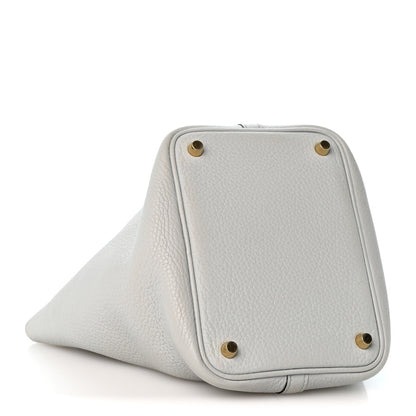 Taurillon Clemence Picotin Lock 18 Pm Bl Handbag