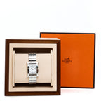 Hermes Stainless Steel 21mm Heure H Watch White