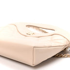 Chanel Shiny Lambskin Quilted Nano 31 Shopping Bag Beige