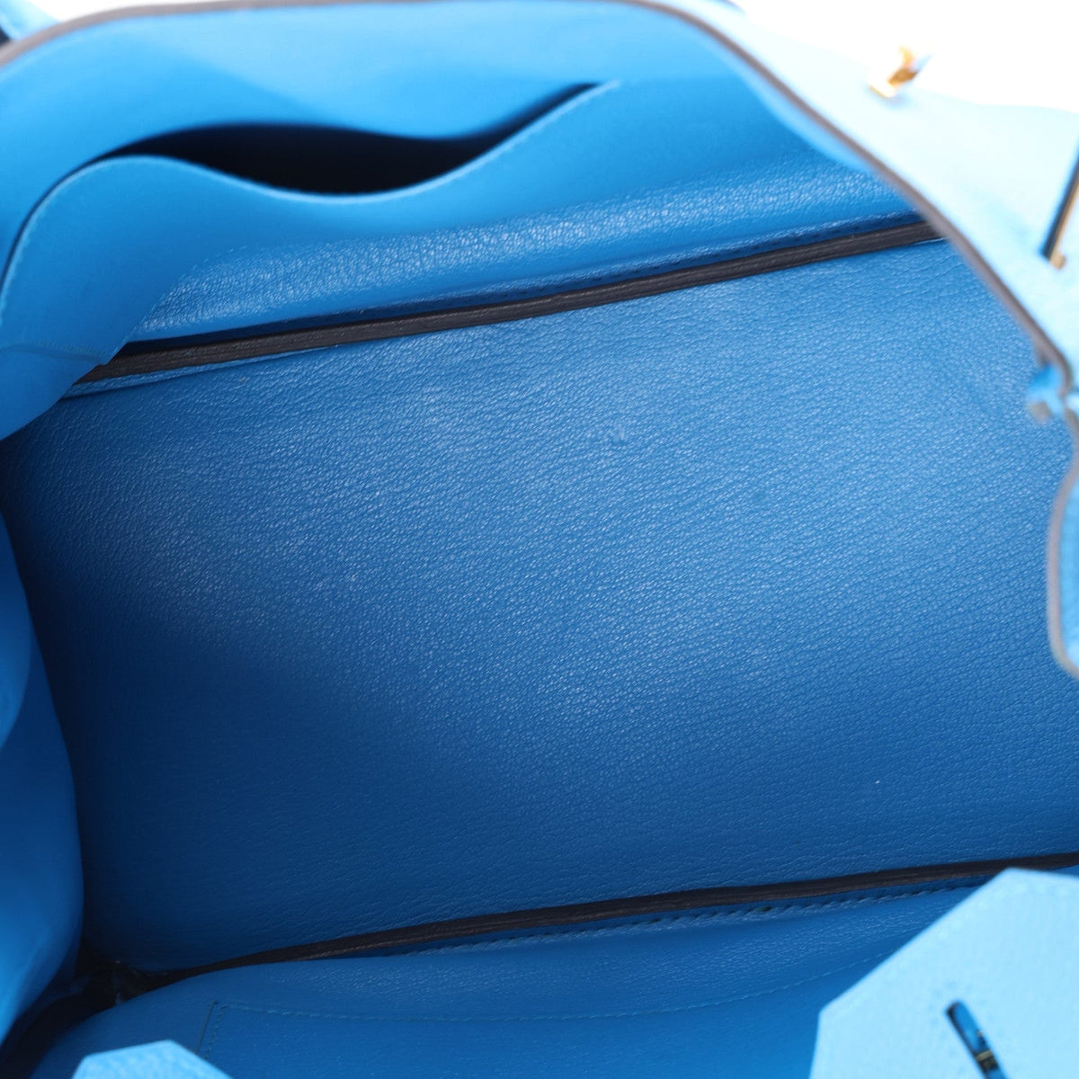 Togo Birkin 30 Bleu Zanzibar Handbag