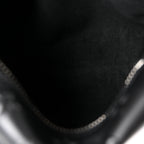 Louis Vuitton Calfskin Debossed Monogram Side Trunk Black