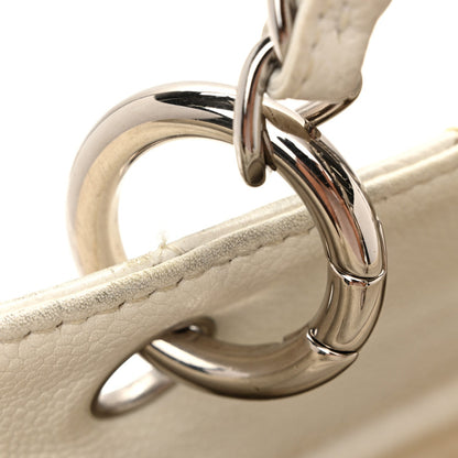 Quilted Caviar Tote Bag