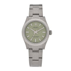 Rolex Stainless Steel 31mm Oyster Perpetual Watch Pistachio 277200