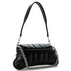 Gucci Nappa Matelasse Small Maxi Horsebit Shoulder Bag Black