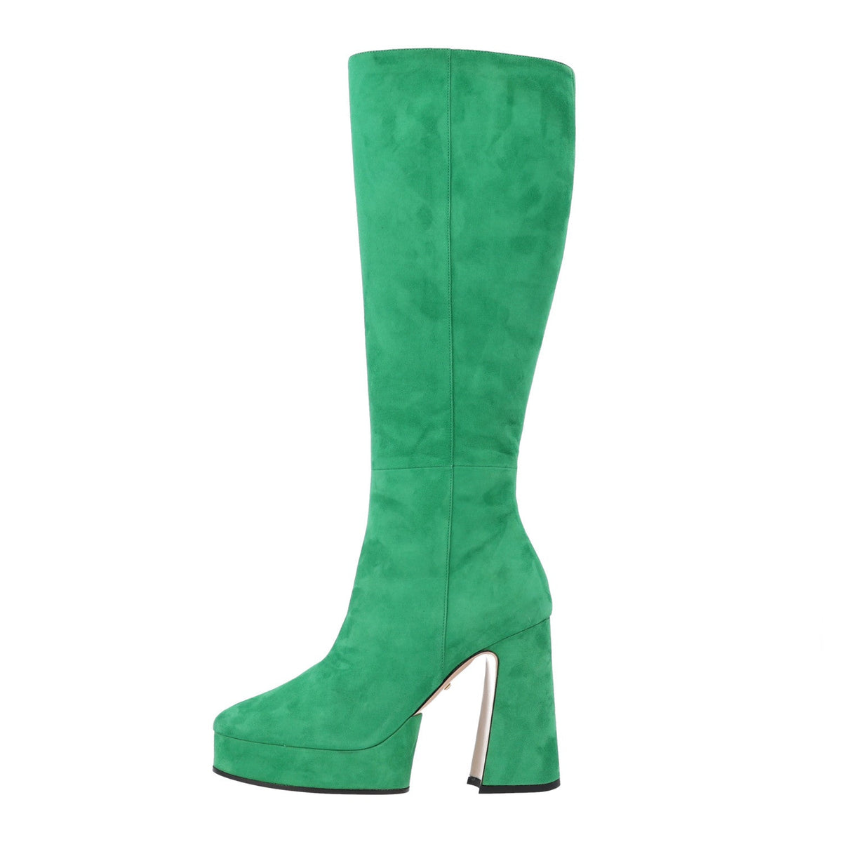 Kid Scamosciato Knee High Boots Green