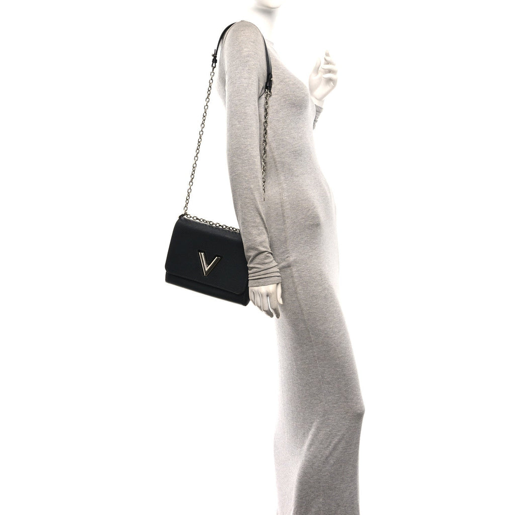 Louis Vuitton Epi Twist Shoulder Bag MM Black