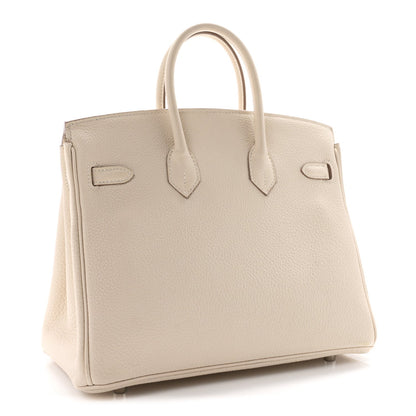 Togo Birkin 25 Craie Handbag