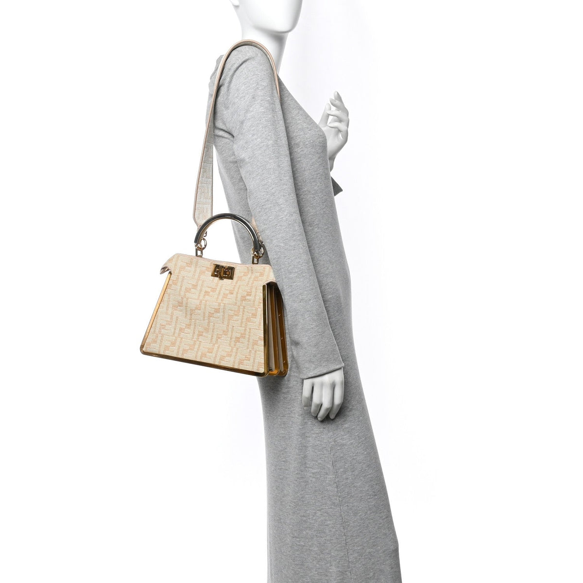 Small Suede Satchel Bag