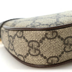 Gucci GG Supreme Calfskin Mini Ophidia Chain Bag Beige Ebony