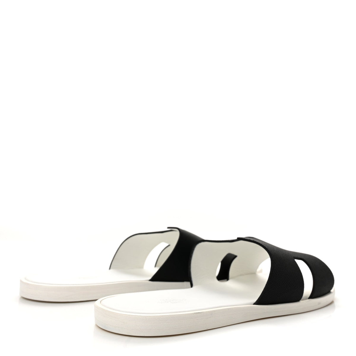 Hermes Epsom Izmir Men's Sandals Black