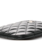 Chanel Lambskin Quilted Mini Crossbody Bag Black