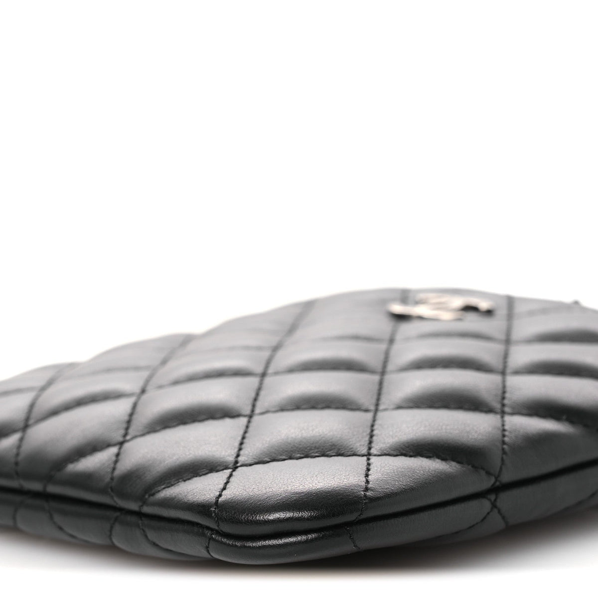 Chanel Lambskin Quilted Mini Crossbody Bag Black