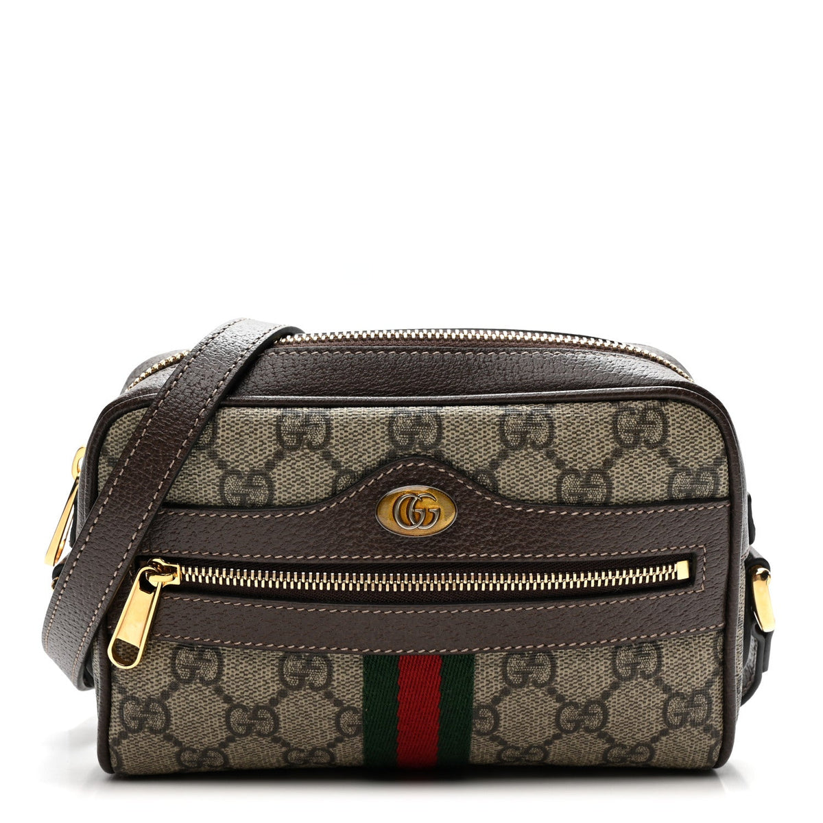 Mini Shoulder Bag - Brown