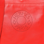 Hermes Lambskin Clou De Selle Pouch Rouge