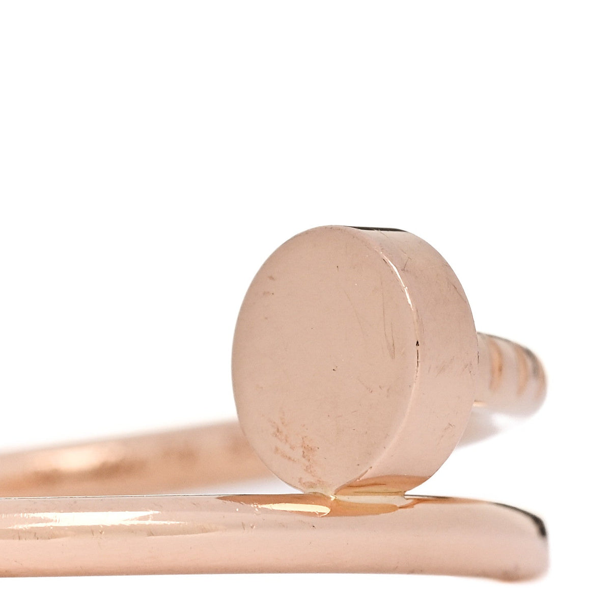 18K Pink Gold Small Juste Un Clou Ring 52 6