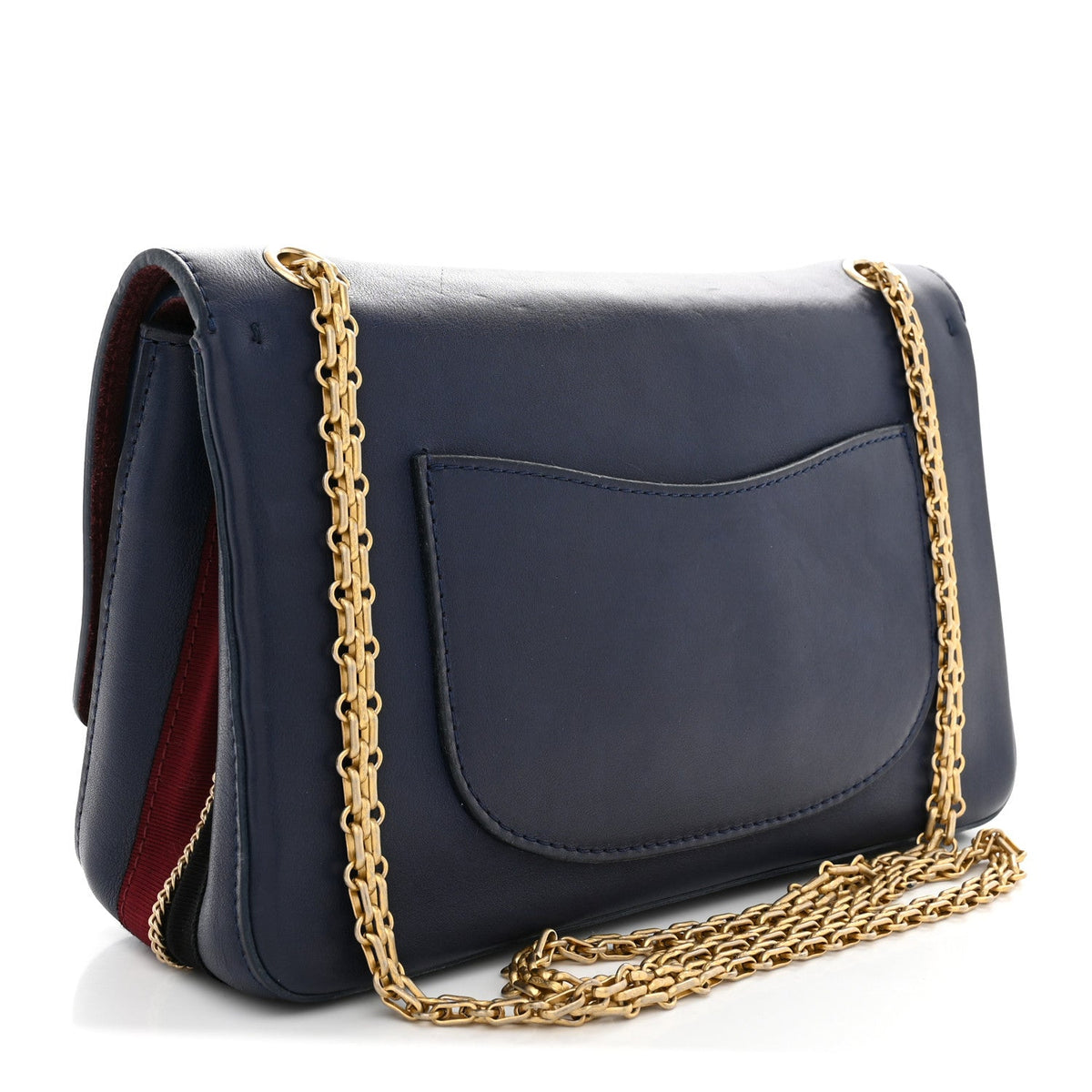 Chanel Calfskin 2.55 Medals Reissue 225 Flap Navy