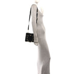 Gucci Polished Calfskin Small Diana Tote Bag Black