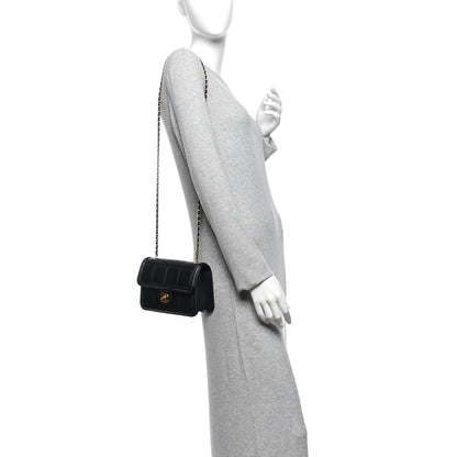 Mini Lambskin Calfskin Flap Shoulder Bag