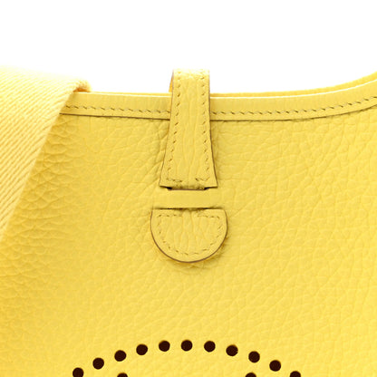 Taurillon Clemence Evelyne Tpm Lime Handbag