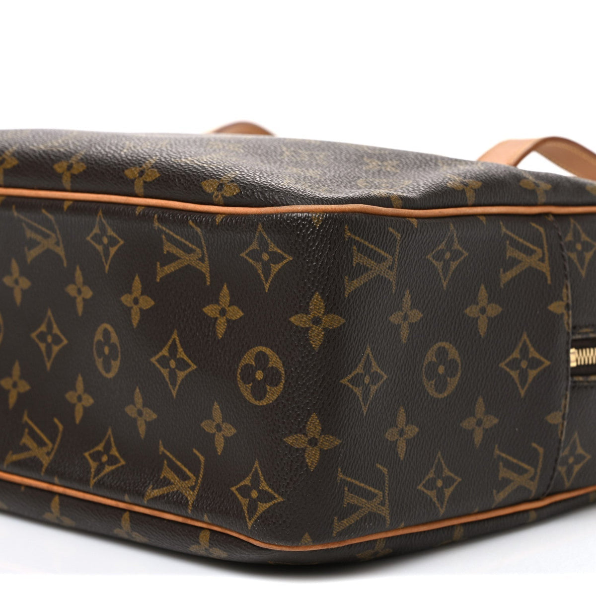 Louis Vuitton Monogram Cite GM Shoulder Bag Brown