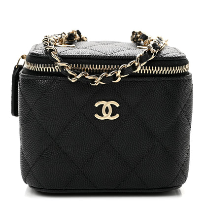 Mini Quilted Caviar Handbag
