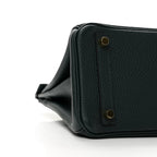 Hermes Togo Matte Alligator Birkin Touch 25 Vert Cypress