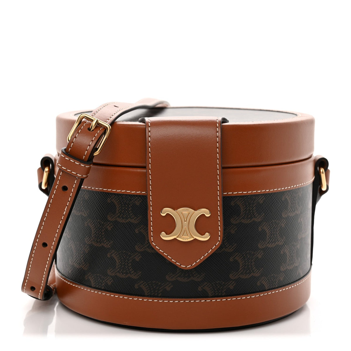 Medium Calfskin Canvas Handbag