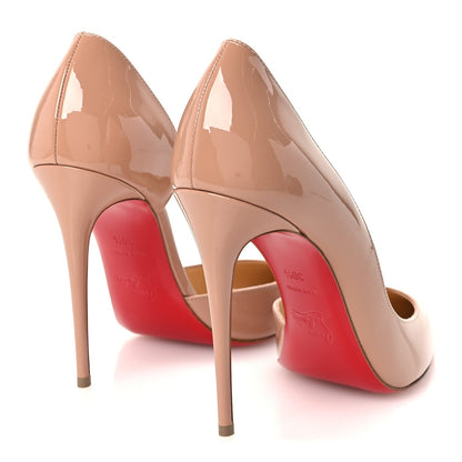 Christian Louboutin Nappa Women's Iriza 100 Pumps 39.5 Nude