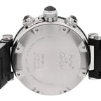 Cartier Stainless Steel Rubber 42mm Pasha Seatimer Watch Black