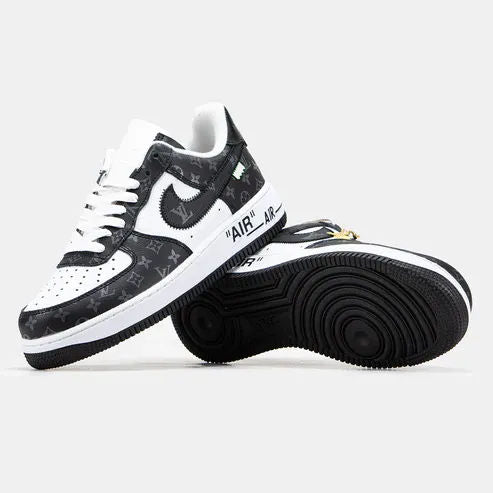 Louis Vuitton x Nike Air Force 1 Low â€˜Virgil Abloh â€“ Black White Monogramâ€™