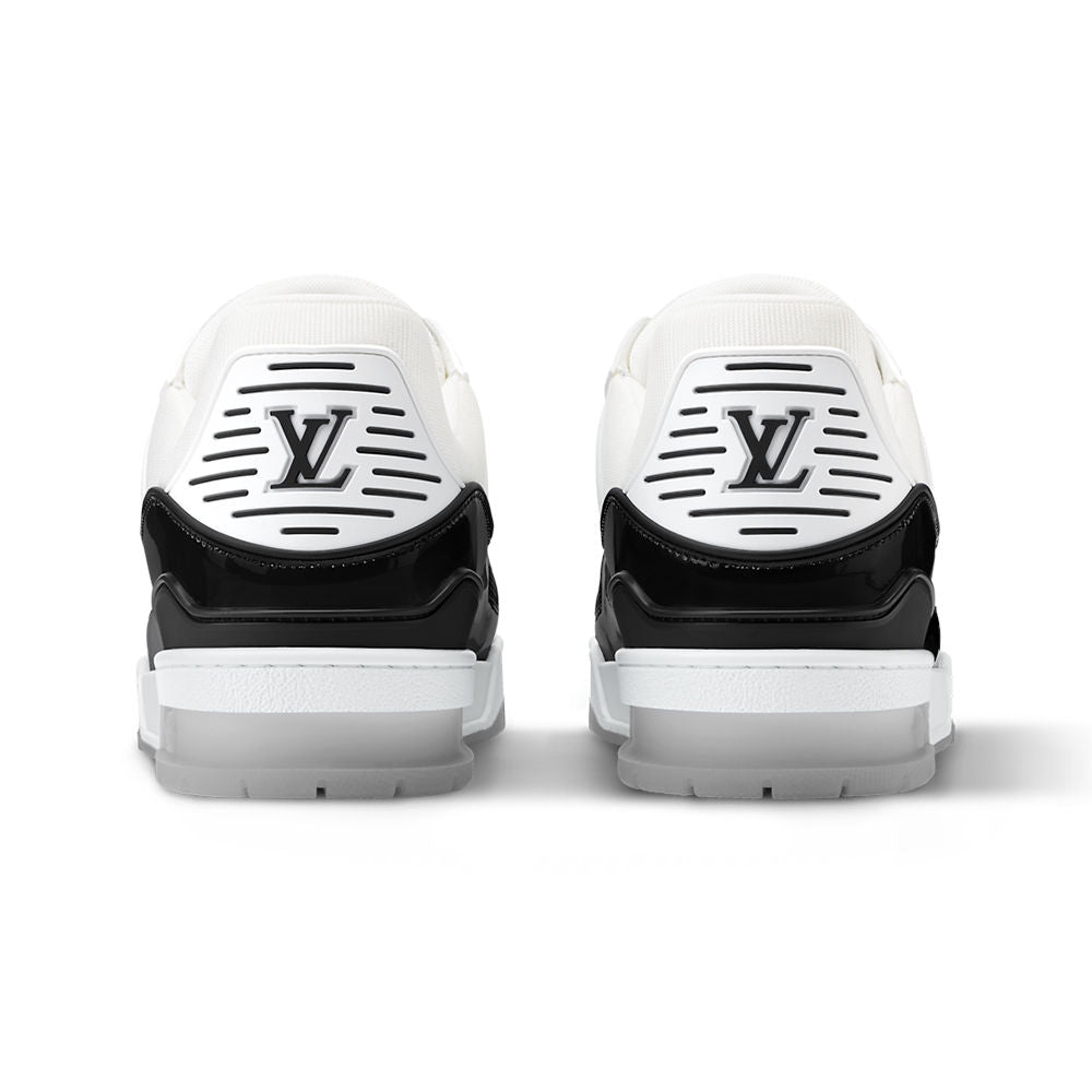 LV Trainer Sneaker Black White