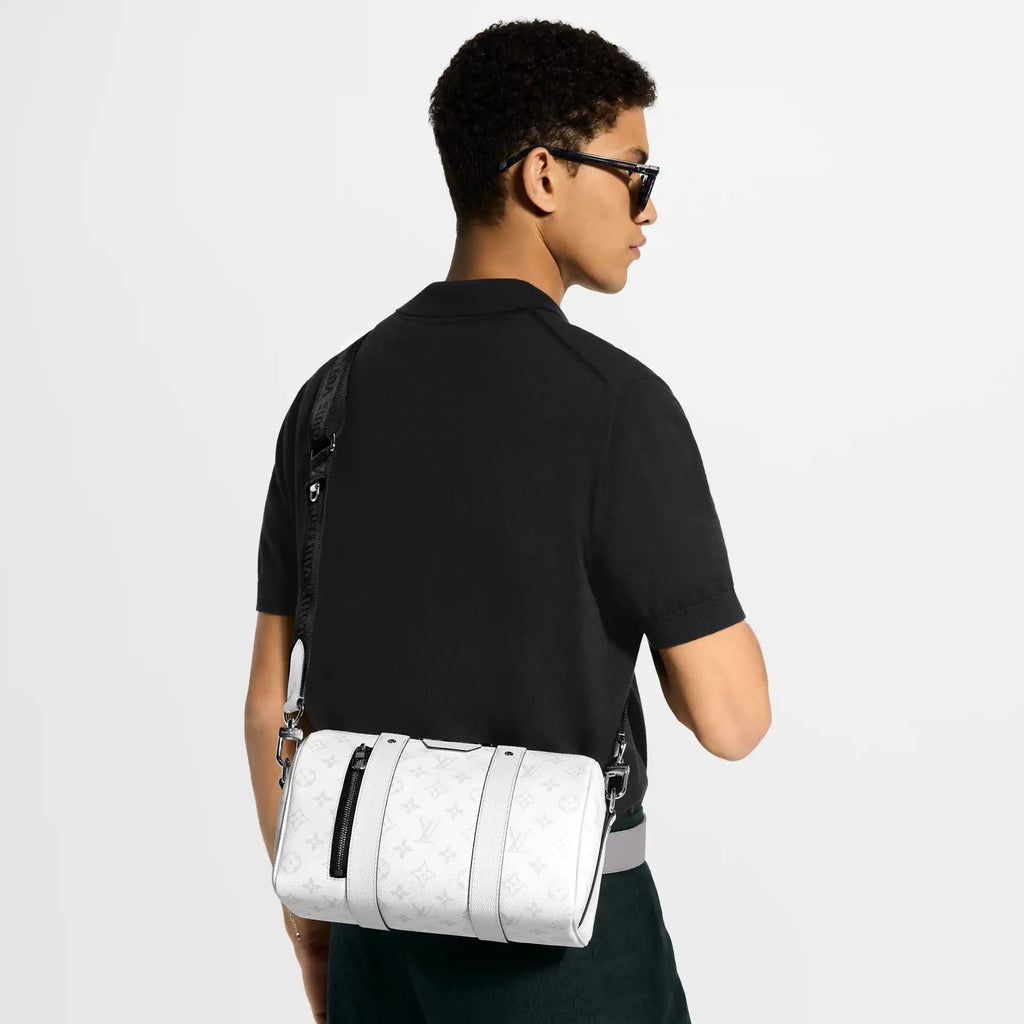 Men's City Keepall Bag Monogram Taigarama