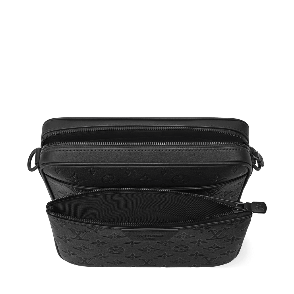 Men's Trio Messenger Bag Black