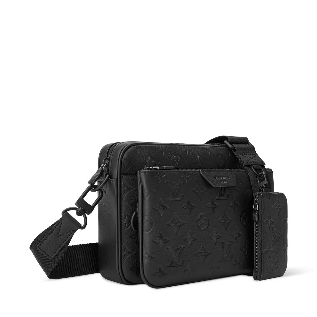 Men's Trio Messenger Bag Black
