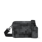 Men's Trio Messenger Bag Black
