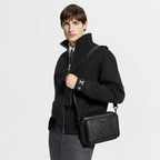 Men's Trio Messenger Bag Black