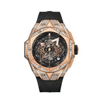 HB Big Bang SANG BLEU II KING GOLD PAVÉ Ref# 418.OX.1108.RX.1604.MXM20
