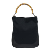Diana Bamboo Shoulder Bag GG Canvas Medium