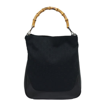 Diana Bamboo Shoulder Bag GG Canvas Medium