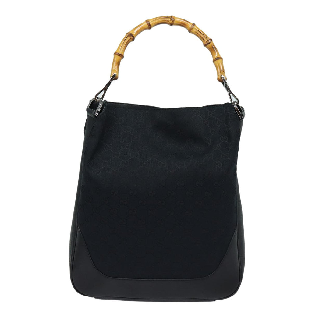 Diana Bamboo Shoulder Bag GG Canvas Medium