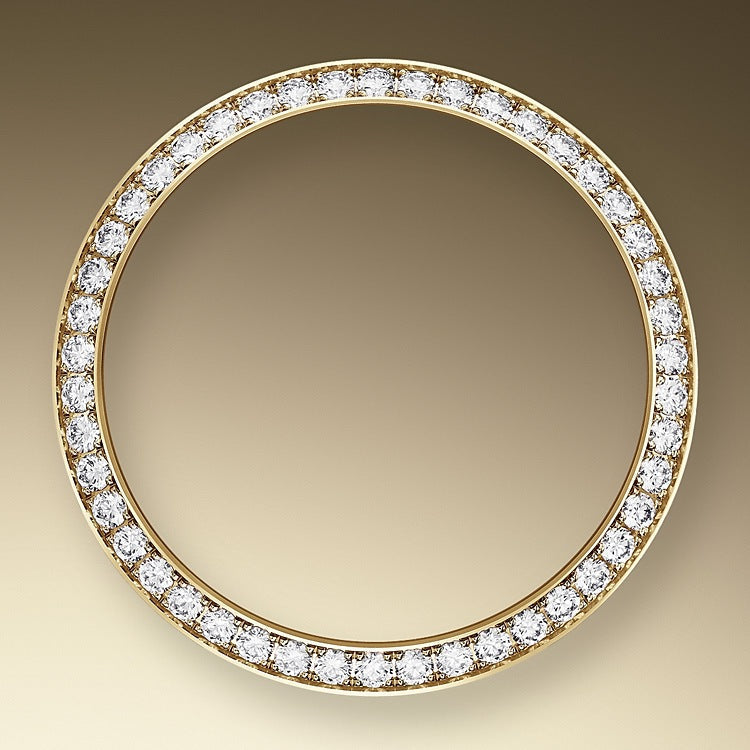 Datejust 31, Oystersteel, 18kt Yellow Gold and diamonds, Ref# 278383RBR-0019
