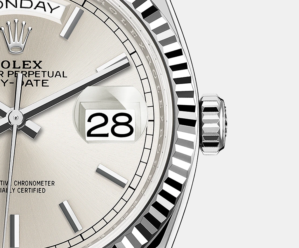 Day-Date, 36mm, Platinum, Ref# 128236-0001