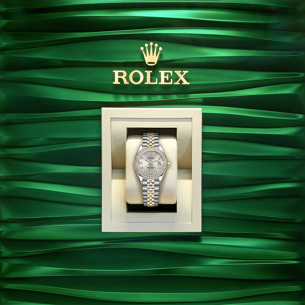 Lady-Datejust 28, Oystersteel and 18k Yellow Gold, Ref# 279383RBR-0007