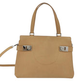 Convertible Nencia Top Handle Bag Leather Large