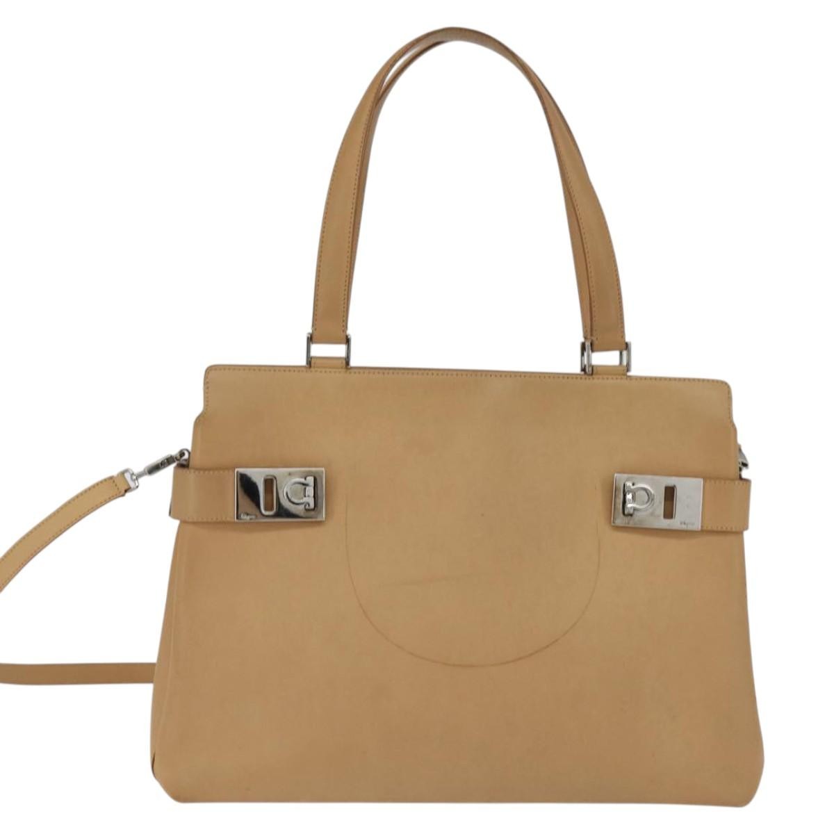 Convertible Nencia Top Handle Bag Leather Large